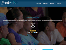 Tablet Screenshot of coderise.org